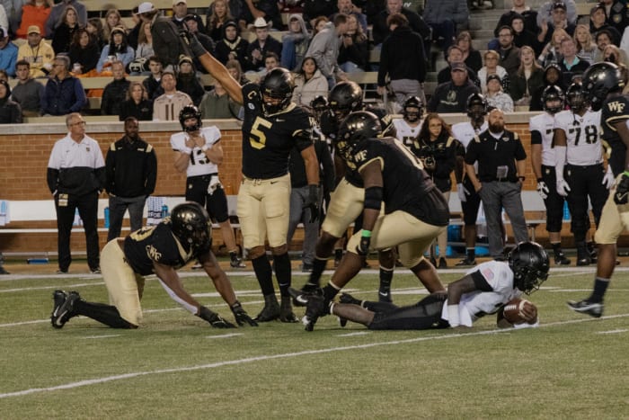 An emphasis all week, Wake Forest registered four turnovers on Saturday.